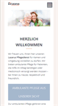 Mobile Screenshot of lazarus-pflege.de